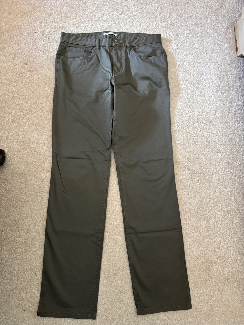 Calvin Klein Men's Gray Chino Pants